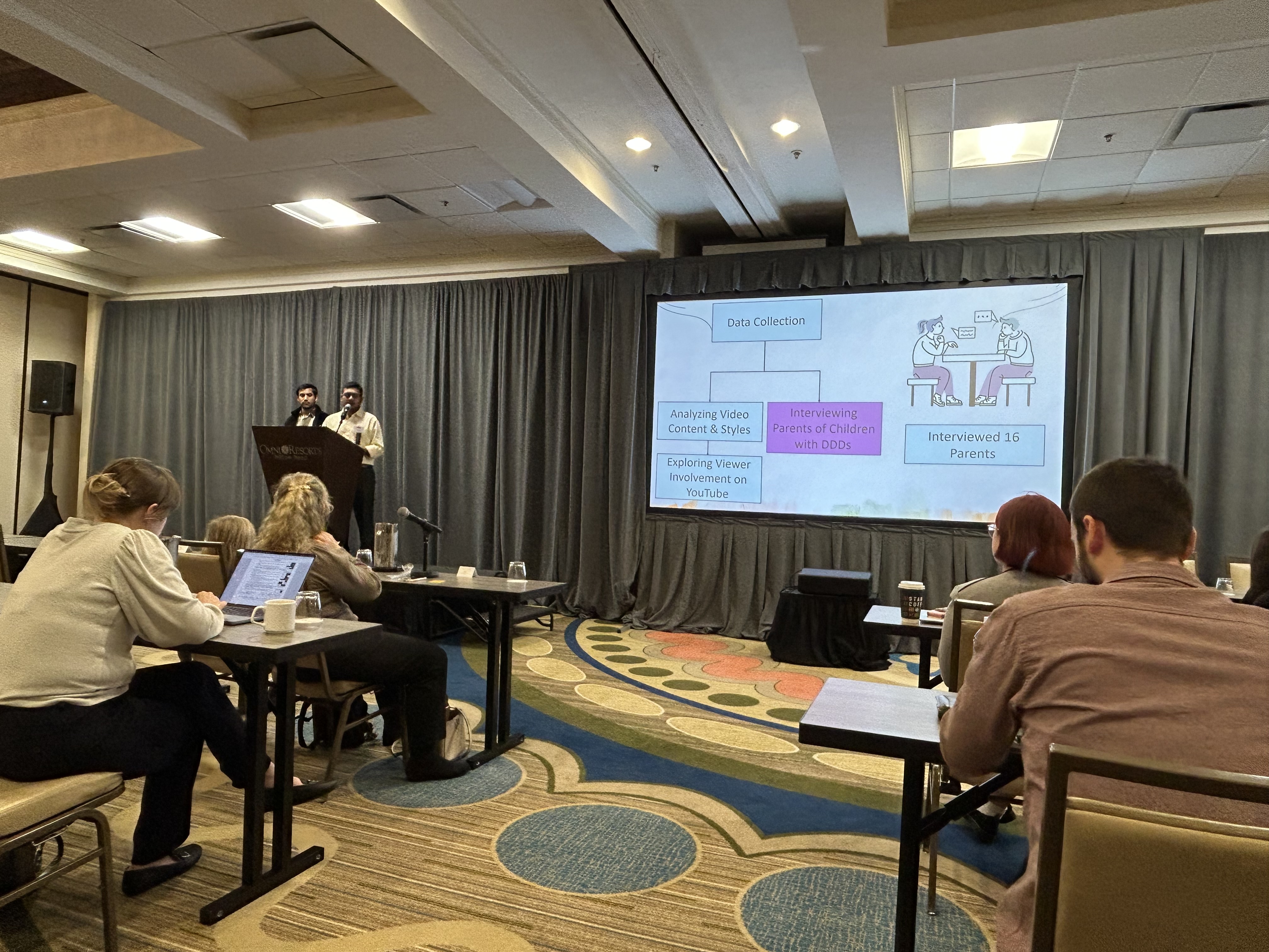 Nazmus and Sakib presenting at GROUP 2025